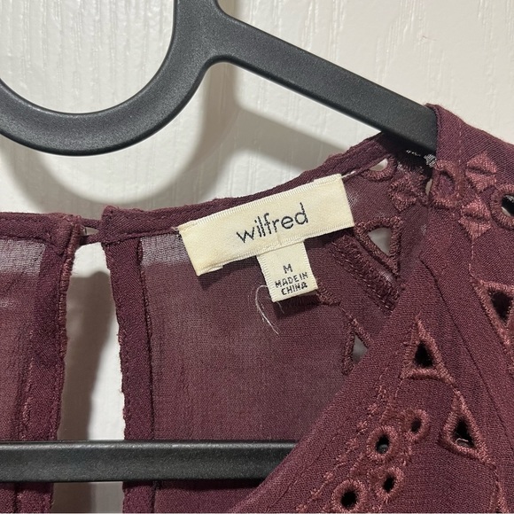 Wilfred Aritzia Maroon Mini Dress, Size Medium​ - Picture 6 of 6